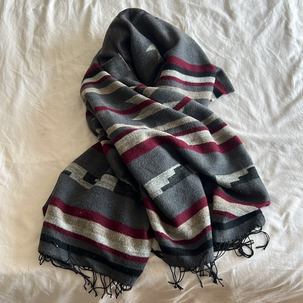 Free People Aztec Print Blanket Scarf